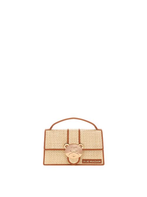 TEDDY IT BAG SUMMER COGNAC RUE MADAM | 1203COGNAC/NATURAL